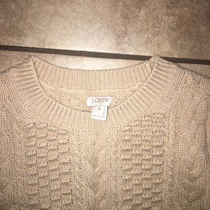 J. crew cable knit sweater